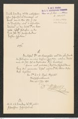 k.k. naturhistorisches Hofmuseum, Intendanzakten 1885-1896 (Hauer), Aktenzahl Z.353.a/1890, Seite 1